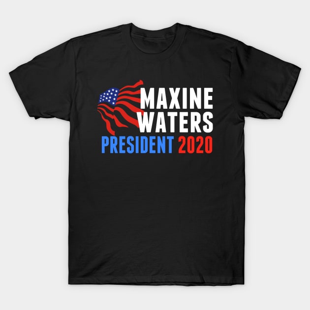 Maxine Waters for President 2020 T-Shirt by epiclovedesigns